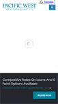 Mobile Screenshot of pacificwestfund.com